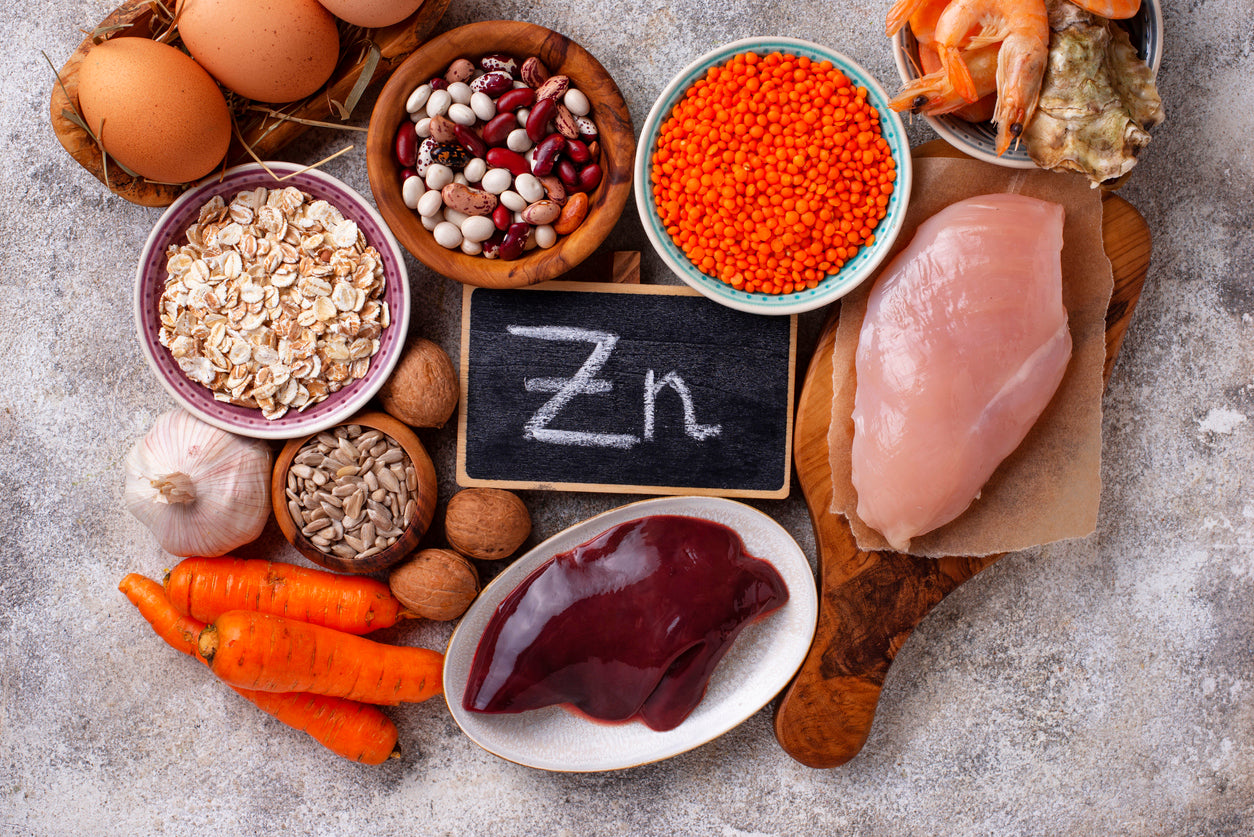 Aliments apportant les bienfaits du zinc | INLISSA
